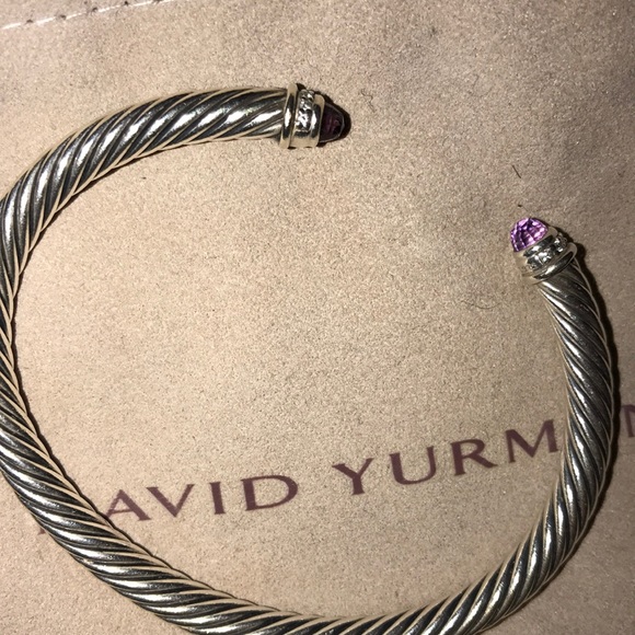 David Yurman Jewelry - David Yurman cable Classics diamond, amethyst